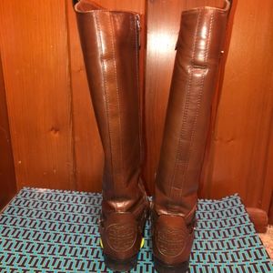 Tory Burch Brown Heeled Boots